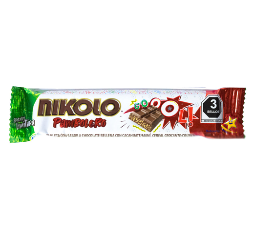 Chocolate Nikolo barra Pambolero 21g