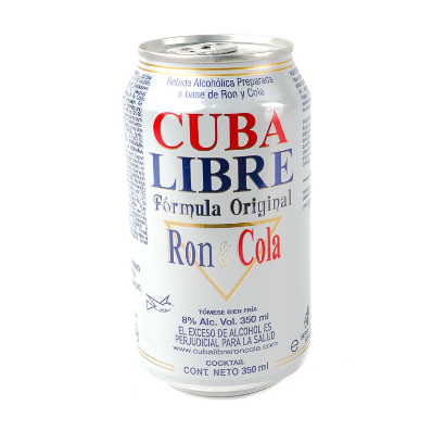 Bebida con Ron y cola Cuba Libre Lata 350ml