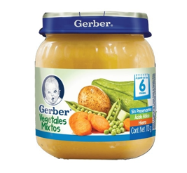 Gerber Colado Verduras Mixtas 113gr