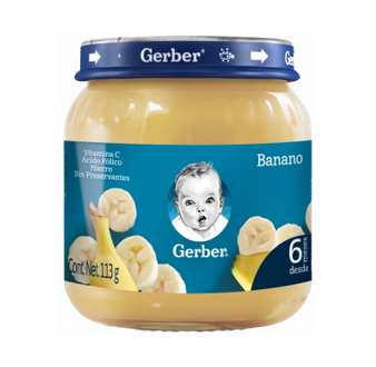 Gerber banano 100gr