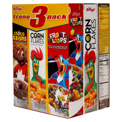 Cereal 3 Pack  Choco Corn Flakes Zucari 290gr caja