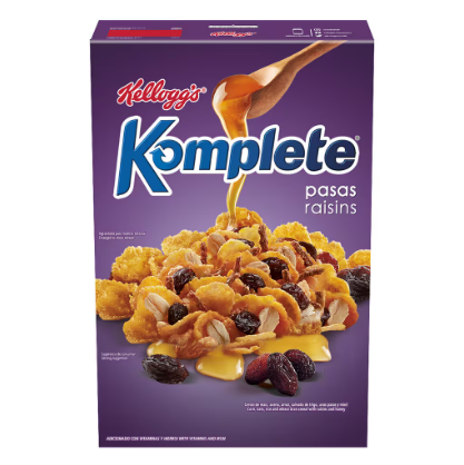 Cereal Komplete Pasas 310g