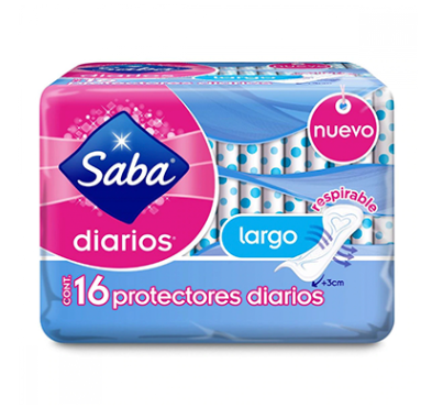 Protector Saba Diarios Largos 16 un