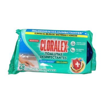 Toallitas desinfectantes  Cloralex 48u