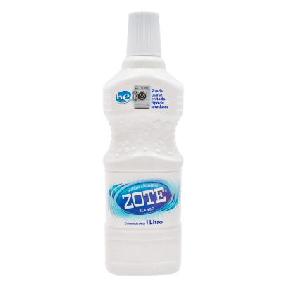 Jabon Liquido Marca Zote blanco 1 Litro