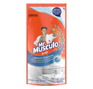 Limpiador Baño, Marca Mr Musculo 500 ml DP