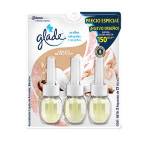 Aromatizante Glade Plug Ins RP Vainilla 3 pack