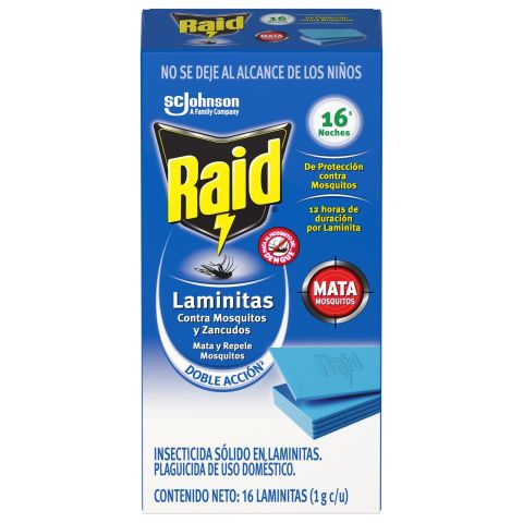 Plaquitas Raid 16 Unidades 16g