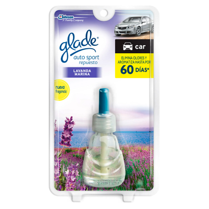 Glade Auto Sport Lavanda Repuesto 7ML