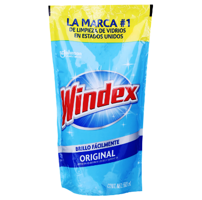 Limpiador de vidrio Windex Original Doy Pack 500ml