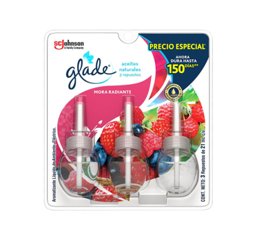 Glade Plug-ins Rep Mora radiante 3 pack