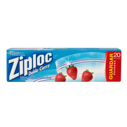 Bolsa Ziploc  grd 26,8 x 27,3 cm 20 bolsas