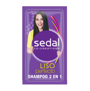Shampoo Sedal 2 en 1 Liso 10ml