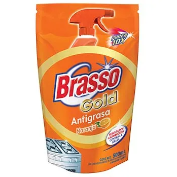 Desengrasante Brasso Antigrasa Naranja 500mL