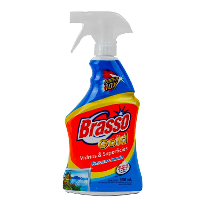 Brasso vidrios y superficies  amonia gat bot 650mL