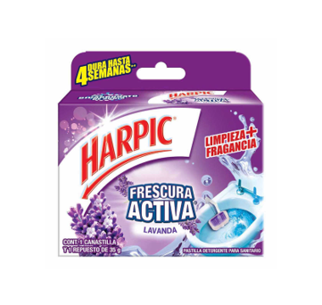 Pastilla desorante harpic fresc lavanda 35g