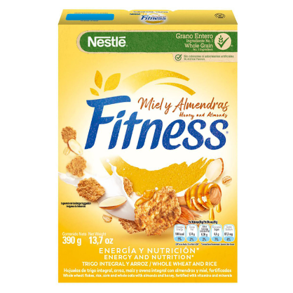 Cereal Nestle Fitness Miel y Almendras 390G
