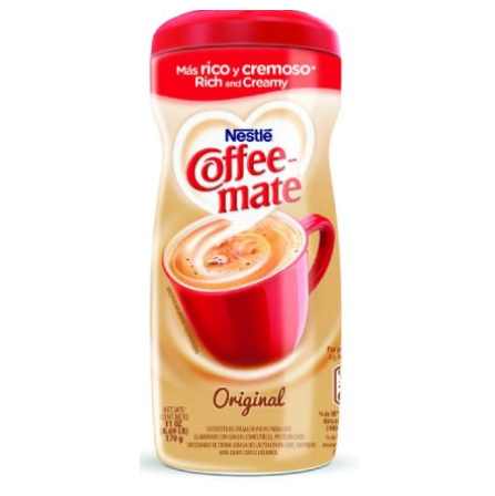 Crema para café Coffee Mate Nestle, Frasco 170g