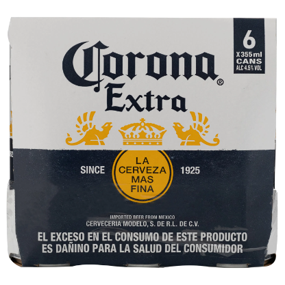 Cerveza Corona lata 355ml Six-pack