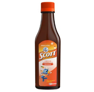 Emulsion Scott Oral Naranja 200ml