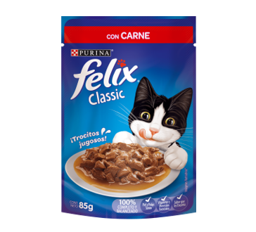 Alimento para gato Carne Felix sobre 85g