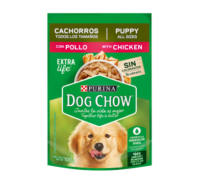 Dow Chow Puppy pollo 100g