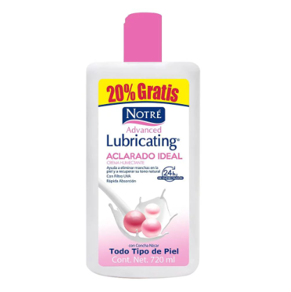 Crema Lubricating aclarado ideal 720ml+20%gratis 