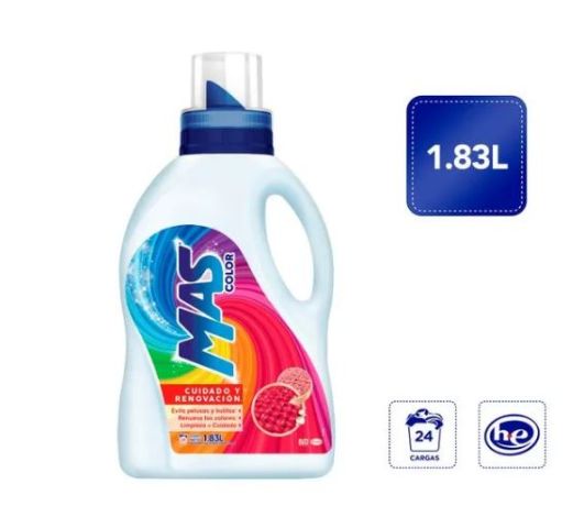 Detergente liquido MAS COLOR ENV 1.83L