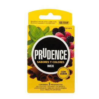 Condon Prudence Sabor y Aroma Mix  3 Unidades 
