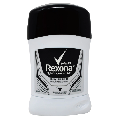 Desodorante rexona barra Invisible hombre 50g