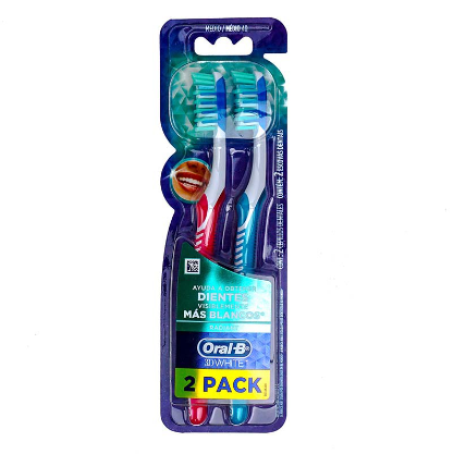 Cepillo dientes Oral-B 3DW Radiant Med 2 pack