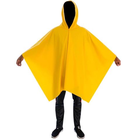 Poncho Polietileno Amarillo 1.20x1.25m, Marca Maxtool