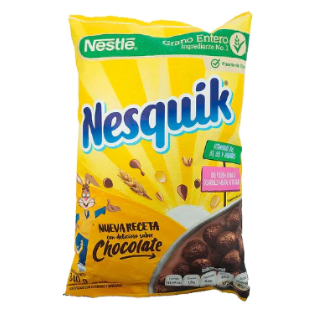 Cereal Nestle Nesquik Bolsa 340g