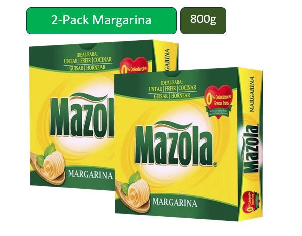 Margarina Mazola 5 barras 2-pack 800g