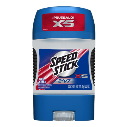 Desodorante speed stick gel x5  24/7 85g