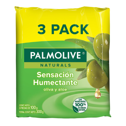 Jabon Palmolive Olivo & aloe 3-pack 300g