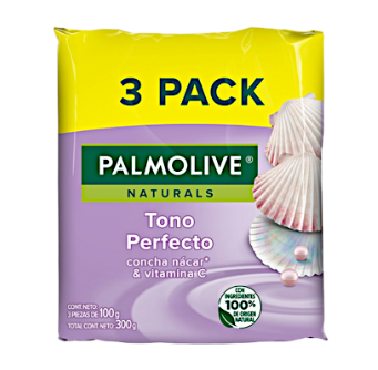 Jabón Para Baño Concha de Nacar Palmolive 3Pack