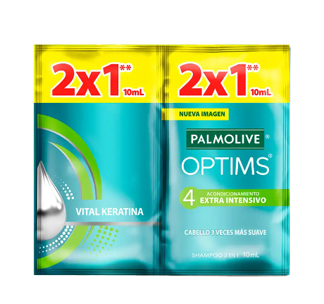 Shampo Palmolive Optims 4 sobre 10 ML