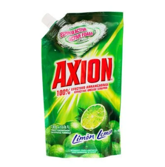 Lavaplatos Axion Liquido Limón DoyPack 400mL