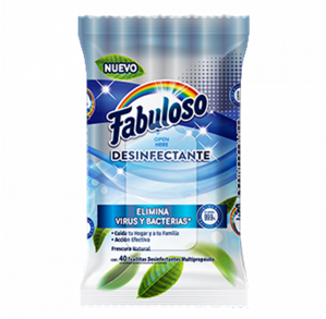 Desinfectante Fabuloso Toalla Humeda Frescura Natural  40 Unidades 