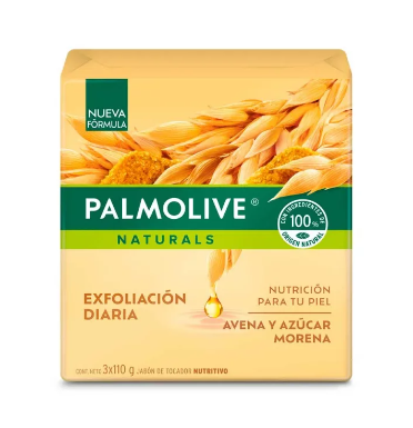 Jabon Palmolive Avena Azucar Mor 3 pack