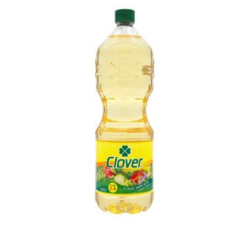 Aceite vegetal, Marca Clover, Envase 1.5L
