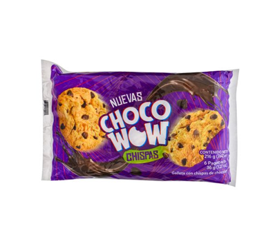 Galletas Choco Wow Chispas 360g 10 uni