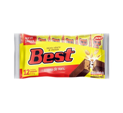 Galleta Best Crema Mani  264g 12 unidades