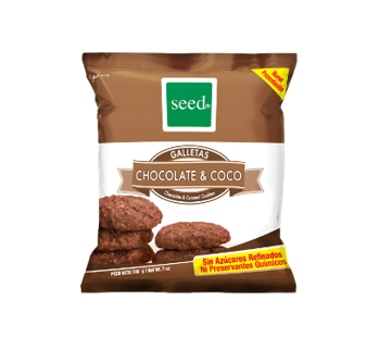 Galleta Chocolate y Coco Seed bolsa 200g