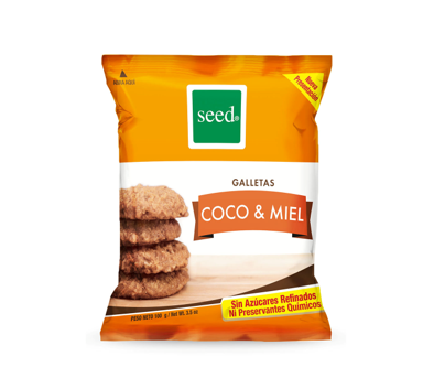 Galleta Seed Coco Miel 100g