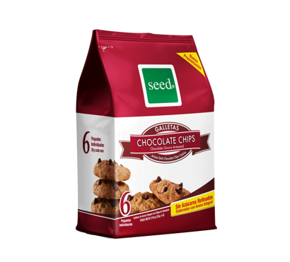 Galleta Chocolate Chips Seed bolsa 210g