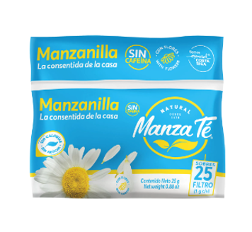 Té de Manzanilla, Marca Manza Té, Bolsa 25U