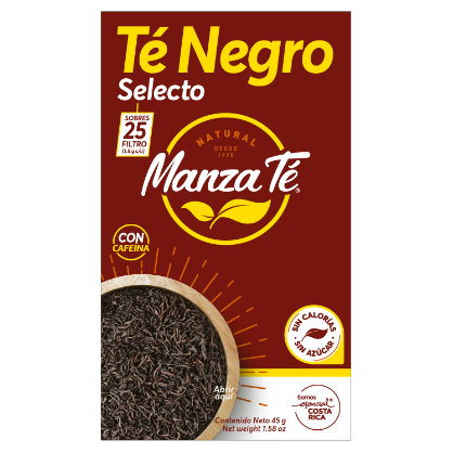 Te Negro, Marca Maza Te, Caja 25u