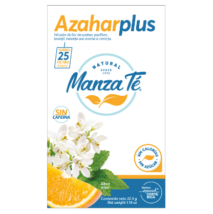 Té Azahar Plus Manza Té 25 Sobres